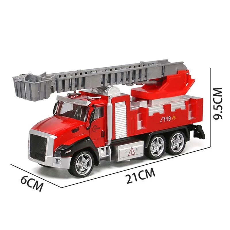 Alloy Ladder Fire Truck Engineering Vehicle Simulation Sound and Light Firetruck Car Child Educational Toy
Alloy Ladder Fire Truck Engineering Vehicle Simulation Sound and Light Firetruck Car Child Educational Toy