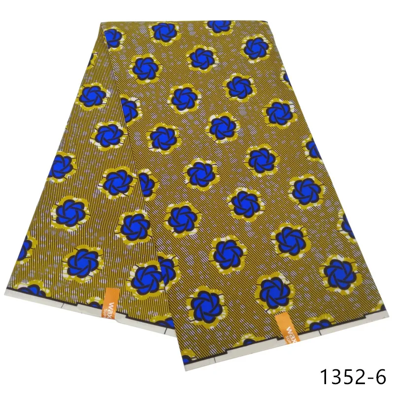 High Quality African Women&Men Wax Prints Fabric Veritable Ankara Wax Nigerian Style 100% Polyester African Wax Fabrics 1352
High Quality African Women&Men Wax Prints Fabric Veritable Ankara Wax Nigerian Style 100% Polyester African Wax Fabrics 1352