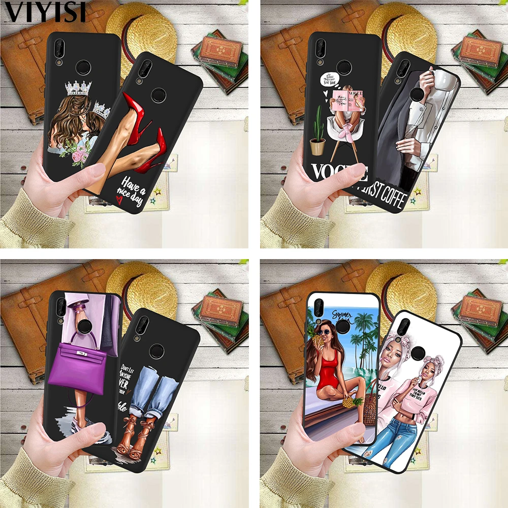 Модный силиконовый чехол для Huawei p20 lite P30 Pro P9 P8 Mate 20 Lite Honor 8X 9 10 20i P Smart Etui с мамой
