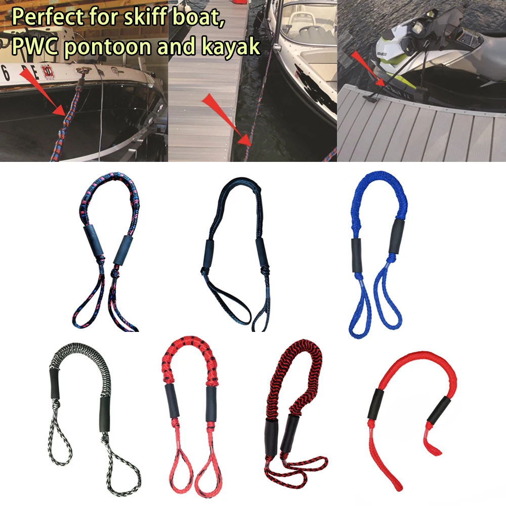 4 FT -5.5FT Bungee Dock Line Mooring Rope for Boat 4 ft 1 Ropes Rope Bungee Cord Dockline Boats Kayak Accessories
4 FT -5.5FT Bungee Dock Line Mooring Rope for Boat 4 ft 1 Ropes Rope Bungee Cord Dockline Boats Kayak Accessories
