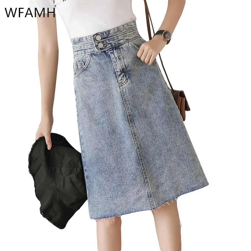 2021 Spring And Summer New Fashion Split Denim Skirt Mid-length Female High Waist Bag Hip A-line Polyester Solid Casual Silk
2021 Spring And Summer New Fashion Split Denim Skirt Mid-length Female High Waist Bag Hip A-line Polyester Solid Casual Silk