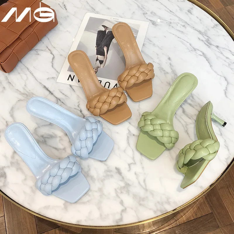 Women's Shoes Sandals Heels Ladies Sexy High Heels Sandals 2021 Summer Shoes Stripper Leather Weave Square Toe Designer Slippers
Women's Shoes Sandals Heels Ladies Sexy High Heels Sandals 2021 Summer Shoes Stripper Leather Weave Square Toe Designer Slippers