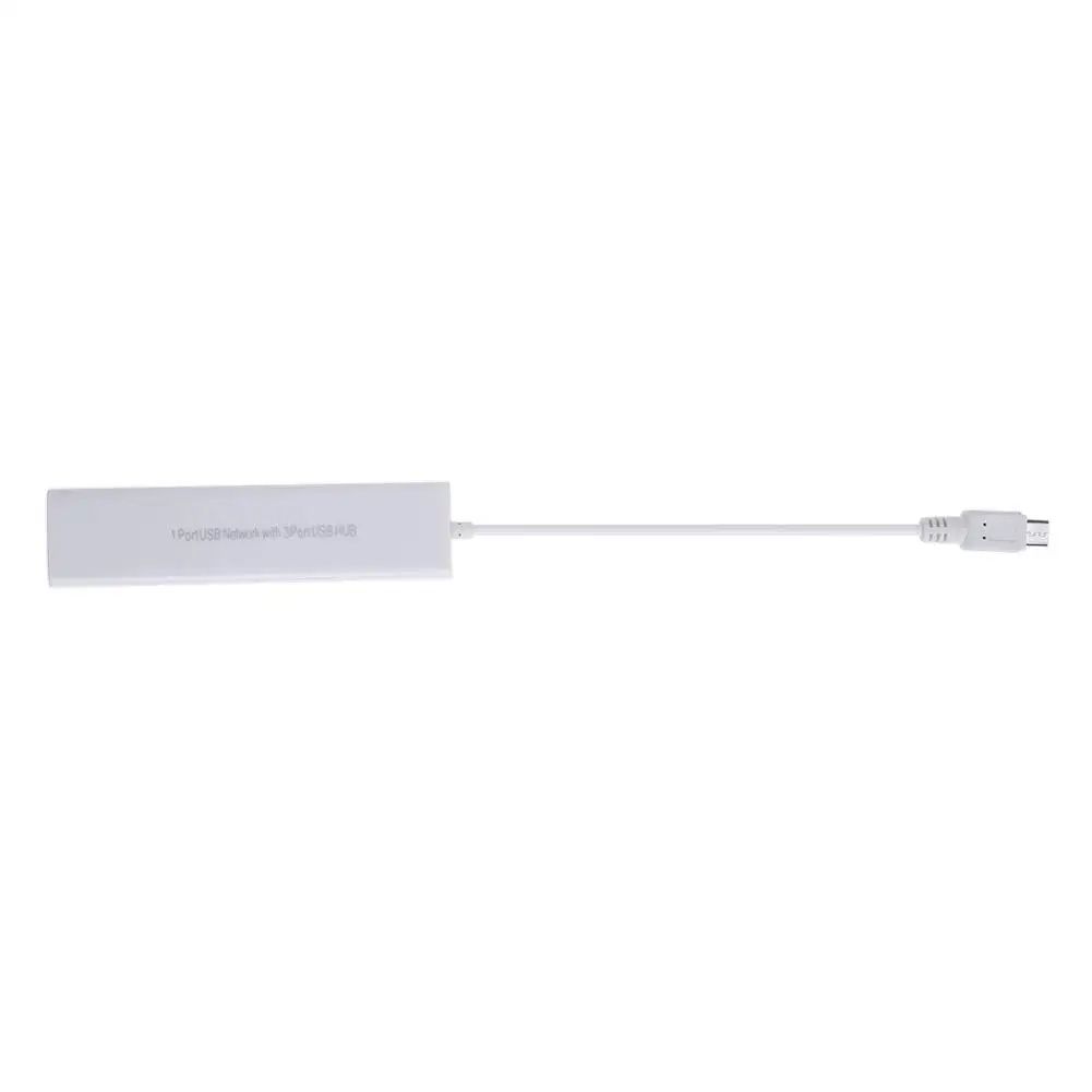 Micro USB to Network LAN Adapter Ethernet RJ45 with 3 Ports 10/100MBps HUB Adapter for Android Tablet
Micro USB to Network LAN Adapter Ethernet RJ45 with 3 Ports 10/100MBps HUB Adapter for Android Tablet