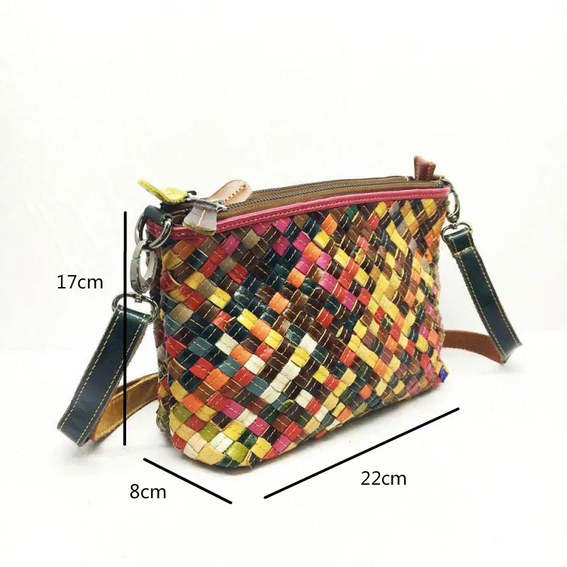Bestform Vintage Genuine Leather Women Bag 2021 New Handmade Woven Shoulder Bags Leisure Sheepskin Female Messenger Bag
Bestform Vintage Genuine Leather Women Bag 2021 New Handmade Woven Shoulder Bags Leisure Sheepskin Female Messenger Bag