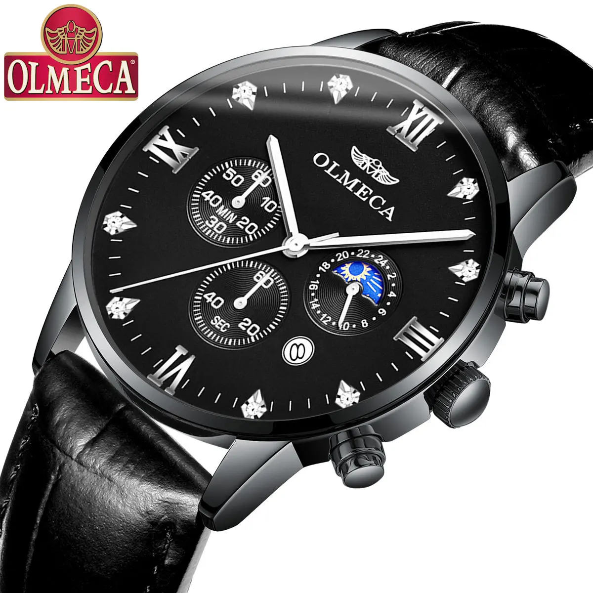 OLMECA Fashion Mens Watches Top Brand Luxury Chronograph Watch Men Calendar Sport Male Quartz Wristwatches Date Clock Hour Date
OLMECA Fashion Mens Watches Top Brand Luxury Chronograph Watch Men Calendar Sport Male Quartz Wristwatches Date Clock Hour Date
