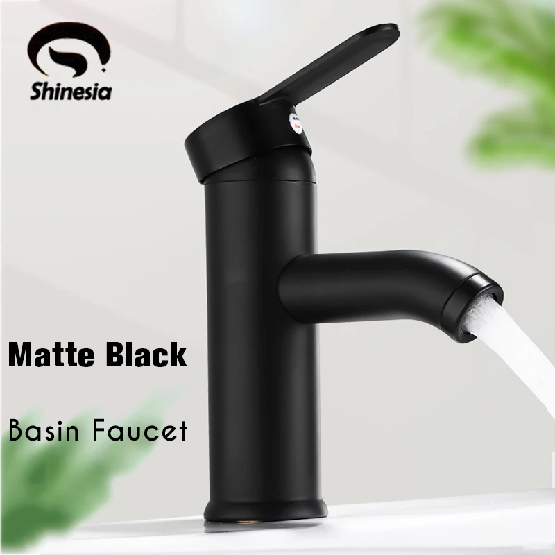 Смеситель для раковины из нержавеющей стали, матовый черный
Смеситель для раковины из нержавеющей стали, матовый черный