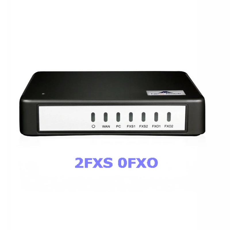 Бренд Newrock HX402G 2 FXS шлюз SIP voip телефонии аналоговый VoIP адаптер эластичный