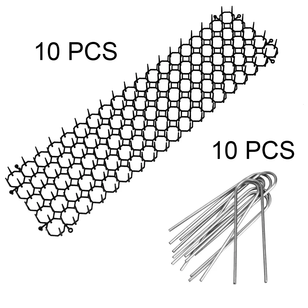 10Pcs Garden Prickle Strip Mat Spike Portable Outdoor Garden Supplies Anti-Cats and Dogs
10Pcs Garden Prickle Strip Mat Spike Portable Outdoor Garden Supplies Anti-Cats and Dogs