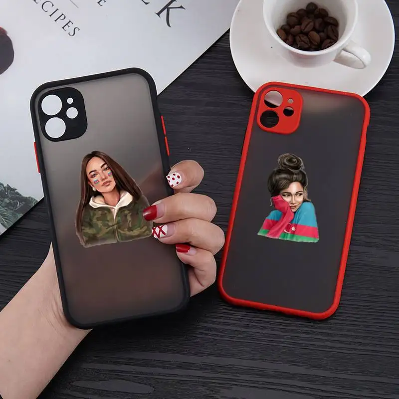 Azerbaijan buta flag fashion girl Phone Case matte transparent For red iPhone 7 8 x xs xr 11 12 pro plus mini max Clear Funda
Azerbaijan buta flag fashion girl Phone Case matte transparent For red iPhone 7 8 x xs xr 11 12 pro plus mini max Clear Funda