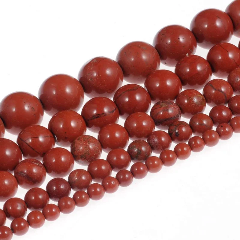 Natural Round Red Jasper Spacer Beads for Jewelry Making DIY Handmade Accessories 4/6/8/10 Mm
Natural Round Red Jasper Spacer Beads for Jewelry Making DIY Handmade Accessories 4/6/8/10 Mm