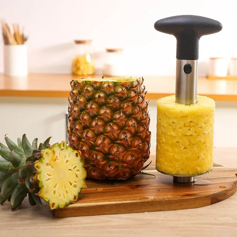 1Pc Stainless Steel Easy to use Pineapple Peeler Accessories Pineapple Slicers Fruit Cutter Corer Slicer Kitchen Tools
1Pc Stainless Steel Easy to use Pineapple Peeler Accessories Pineapple Slicers Fruit Cutter Corer Slicer Kitchen Tools