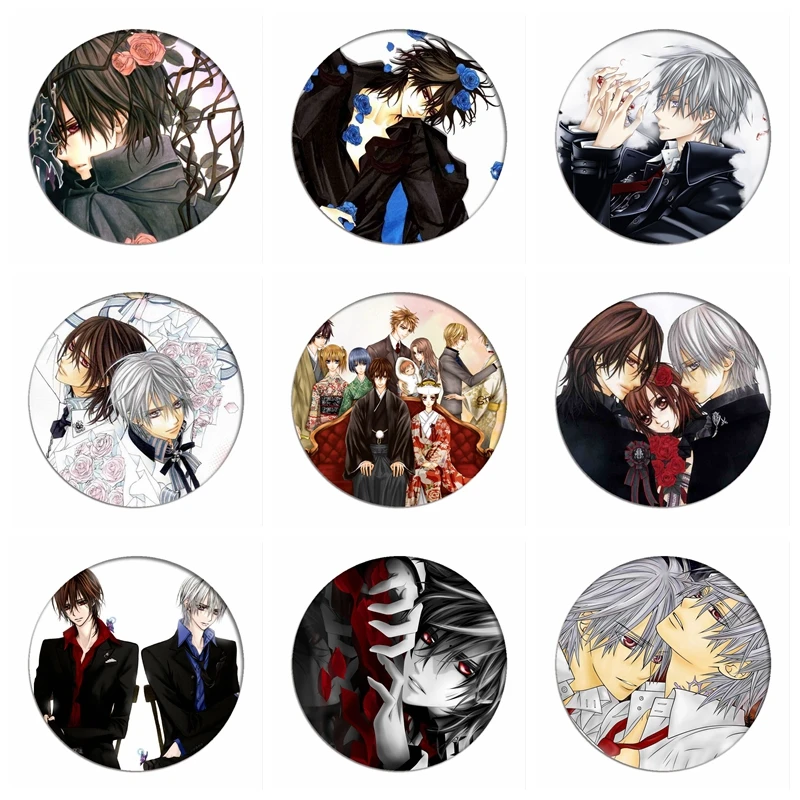Vampire Knight Cosplay Badges Kuran Yuki Brooch Pin Kiryu Zero Collection Badge Breastpin for Backpacks Clothing
Vampire Knight Cosplay Badges Kuran Yuki Brooch Pin Kiryu Zero Collection Badge Breastpin for Backpacks Clothing