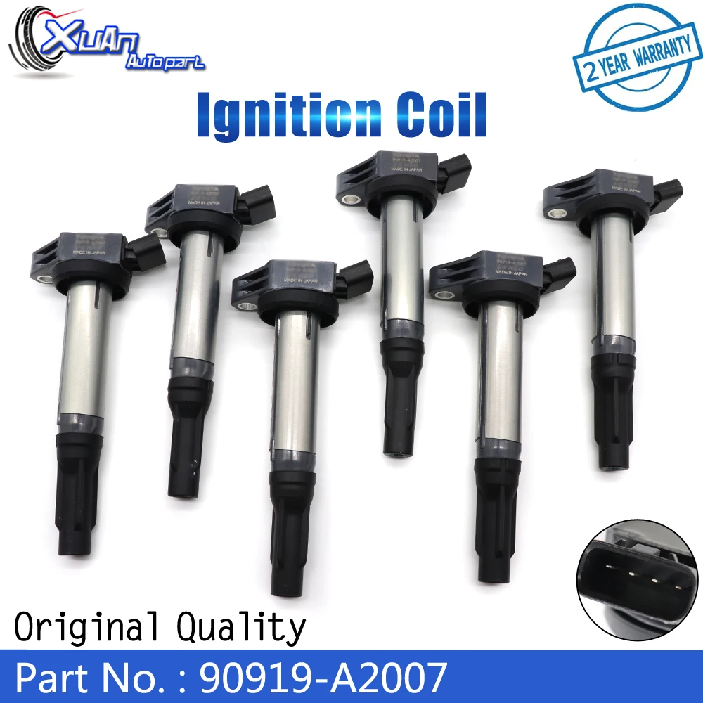 Сюань 90919-A2007 катушки зажигания для TOYOTA 4runner AVALON CAMRY COROLLA FJ CRUISER HIGHLANDER 2005-2019 90919A2007
Сюань 90919-A2007 катушки зажигания для TOYOTA 4runner AVALON CAMRY COROLLA FJ CRUISER HIGHLANDER 2005-2019 90919A2007