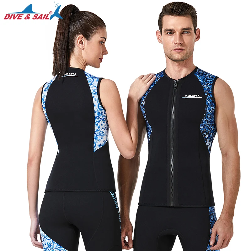 Women's Wetsuit top 3mm Thermal Sleeveless Neoprene Vest Jacket Zip for Diving Surfing Swimming Sailing Slimming Sauna Sweater
Women's Wetsuit top 3mm Thermal Sleeveless Neoprene Vest Jacket Zip for Diving Surfing Swimming Sailing Slimming Sauna Sweater