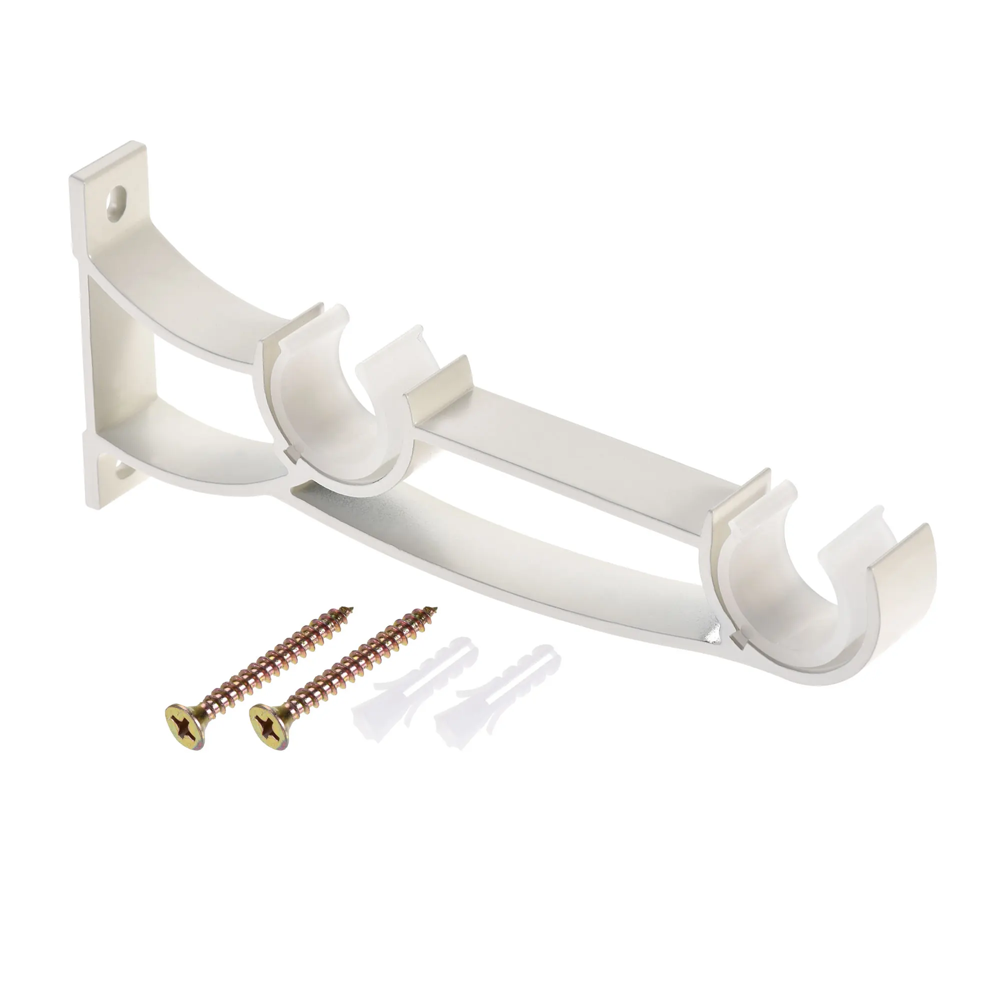 Uxcell Curtain Rod Bracket, 2pcs Fit for 1" Dia. Drapery Rod Aluminum Alloy Holder Brackets 7.5" Long Matte White with Screw
Uxcell Curtain Rod Bracket, 2pcs Fit for 1" Dia. Drapery Rod Aluminum Alloy Holder Brackets 7.5" Long Matte White with Screw