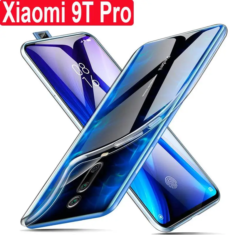 Прозрачный Ультратонкий чехол из ТПУ для Xiaomi mi 9T Red K20 Pro прозрачный мягкий на