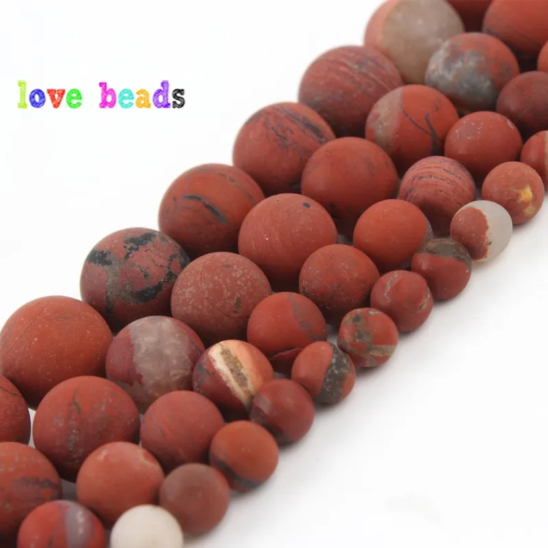 Natural Matte Red Follower Jaspers Beads 4/6/8/10/12mm Round Loose Stone Beads for Jewelry Making DIY Bracelet 15" Perles
Natural Matte Red Follower Jaspers Beads 4/6/8/10/12mm Round Loose Stone Beads for Jewelry Making DIY Bracelet 15" Perles