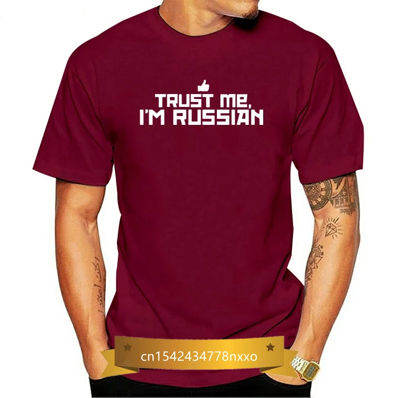 Print Summer Trust Me I'm Russian Russia Person Country Cult T Shirt Kawaii Outfit Adult Tshirts Army Green Clothes Top Quality
Print Summer Trust Me I'm Russian Russia Person Country Cult T Shirt Kawaii Outfit Adult Tshirts Army Green Clothes Top Quality