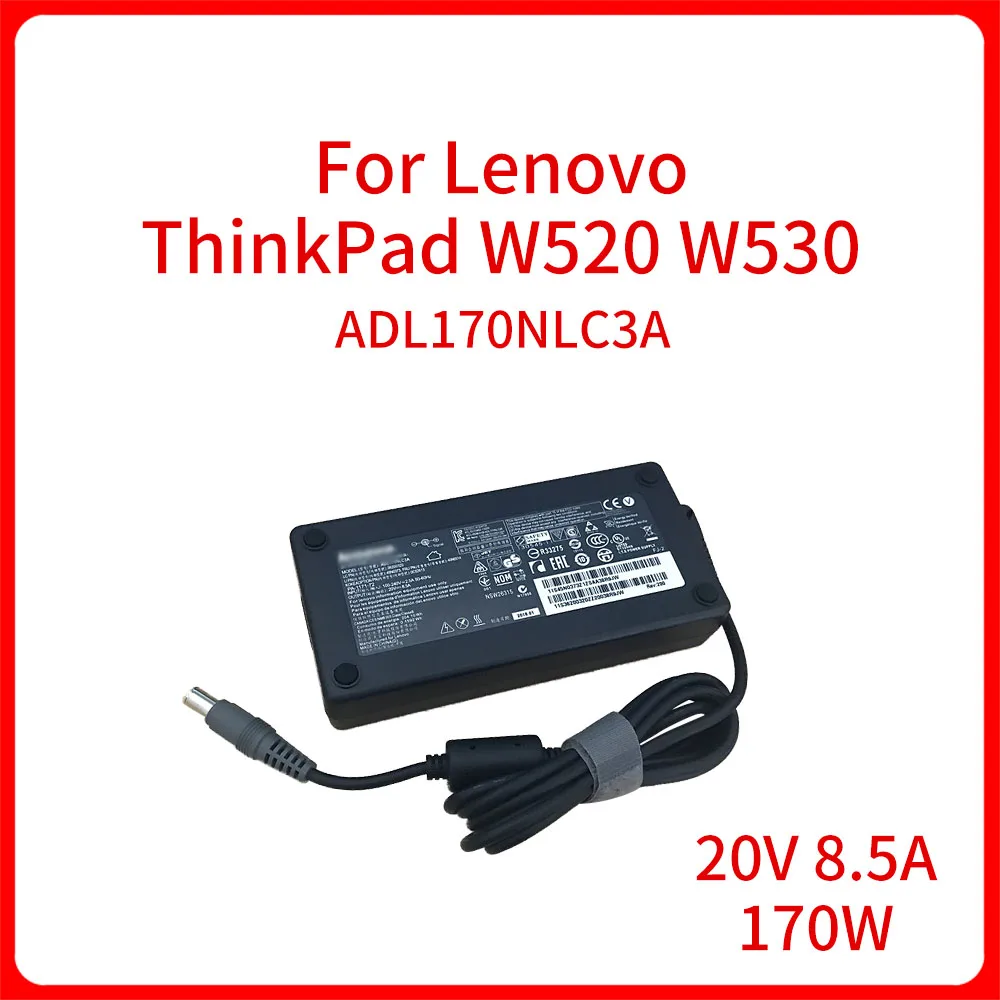 NEW Original 20V 8.5A 170W ADL170NLC3A PA-1171-72 Laptop AC Adapter Charger For Lenovo ThinkPad W520 W530 Charger
NEW Original 20V 8.5A 170W ADL170NLC3A PA-1171-72 Laptop AC Adapter Charger For Lenovo ThinkPad W520 W530 Charger