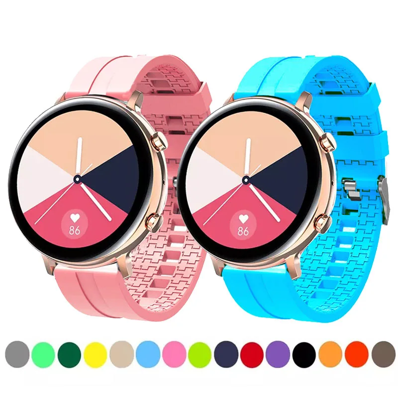 Correa 20mm 22mm Silicone Band for Samsung Galaxy Watch 4 40mm/Active 2 44mm/S2 Watchband Bracelet Strap for huawei watch gt 2
Correa 20mm 22mm Silicone Band for Samsung Galaxy Watch 4 40mm/Active 2 44mm/S2 Watchband Bracelet Strap for huawei watch gt 2