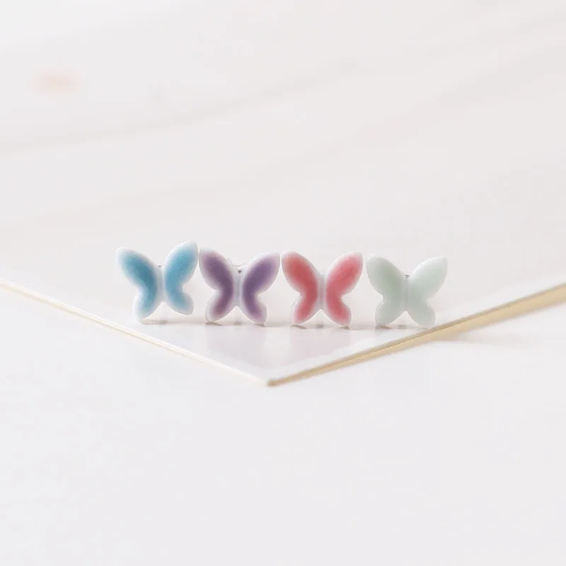 2 Pairs 10mm Lovely Ceramic Stud Earrings Stainless Steel Needle Ceramic Earrings For Women Girl Decorations
2 Pairs 10mm Lovely Ceramic Stud Earrings Stainless Steel Needle Ceramic Earrings For Women Girl Decorations