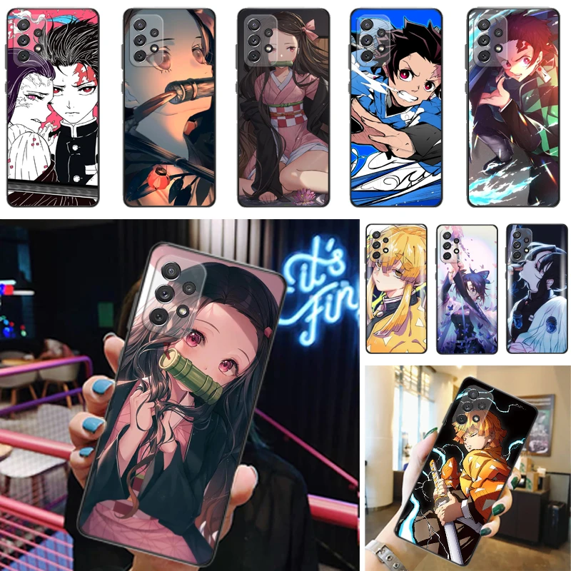 Demon Slayer Kimetsu No Yaiba Kamado Tanjirou Kamado Nezuko Agatsuma Zenitsu Phone Case For Samsung Galaxy A52 4G 5G A72
Demon Slayer Kimetsu No Yaiba Kamado Tanjirou Kamado Nezuko Agatsuma Zenitsu Phone Case For Samsung Galaxy A52 4G 5G A72