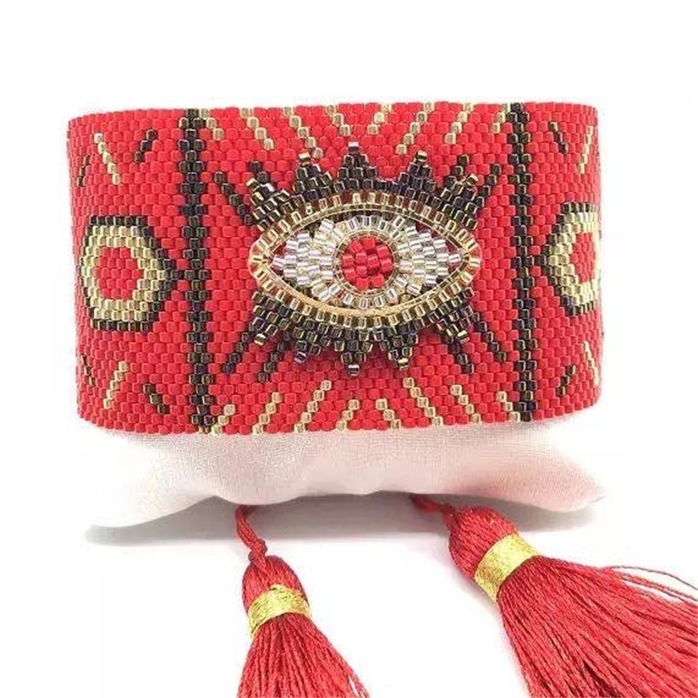 ZHONGVI Evil eye Bracelet For Women MIYUKI Turkish Eye Bracelets Pulseras Mujer Moda Women Handmade Jewelry Gift Wholesale
ZHONGVI Evil eye Bracelet For Women MIYUKI Turkish Eye Bracelets Pulseras Mujer Moda Women Handmade Jewelry Gift Wholesale