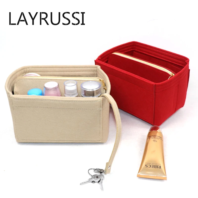 LAYRUSSI Женская фетровая сумка для хранения косметики, модный дорожный органайзер для туалетных принадлежностей, сумка для хранения, портатив...
LAYRUSSI Женская фетровая сумка для хранения косметики, модный дорожный органайзер для туалетных принадлежностей, сумка для хранения, портатив...