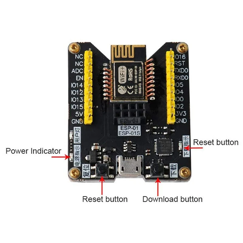ESP8285 Test Frame Burner Downloader Code Burner Test Board Test Burning Fixture Tool Downloader for ESP-M1M2 M3 ESP-L1
ESP8285 Test Frame Burner Downloader Code Burner Test Board Test Burning Fixture Tool Downloader for ESP-M1M2 M3 ESP-L1