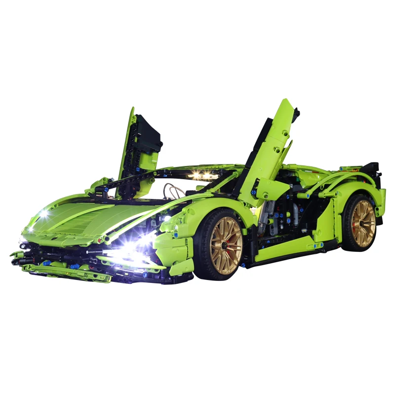 LED Lighting Kit For 42115 Lamborghini SIAN FKP37 (Only LED Light, No Block Kit)
LED Lighting Kit For 42115 Lamborghini SIAN FKP37 (Only LED Light, No Block Kit)