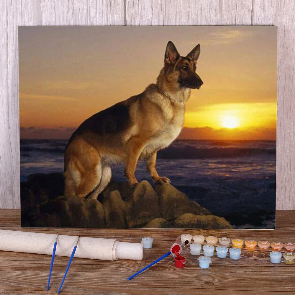 Animal German Shepherd Paint By Numbers Complete Kit Oil Paints 50*70 Canvas Painting Wall Decoration For Kids Handiwork
Animal German Shepherd Paint By Numbers Complete Kit Oil Paints 50*70 Canvas Painting Wall Decoration For Kids Handiwork