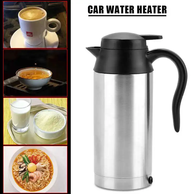 Portable 750ml 24V Travel Car Truck Kettle Water Heater Bottle for Tea Coffee Drinking Car Accessories Vehicle Heating Cup
Portable 750ml 24V Travel Car Truck Kettle Water Heater Bottle for Tea Coffee Drinking Car Accessories Vehicle Heating Cup