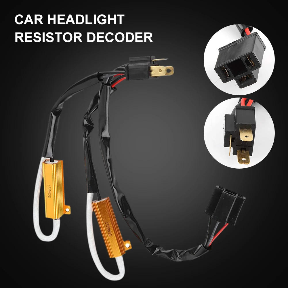 2pcs H4/9003 Hid 50w 6ohm/8ohm Car Load Resistors Led Headlight Bulbs Canbus Decoder Error Canceler Dual-relays H/l Beam
2pcs H4/9003 Hid 50w 6ohm/8ohm Car Load Resistors Led Headlight Bulbs Canbus Decoder Error Canceler Dual-relays H/l Beam