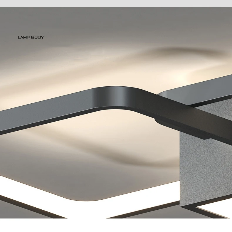 Modern Minimalist LED Ceiling Light for Bedroom Living Room Lighting Square Round Remote Control Black Chandelier Ceiling Lamp
Modern Minimalist LED Ceiling Light for Bedroom Living Room Lighting Square Round Remote Control Black Chandelier Ceiling Lamp