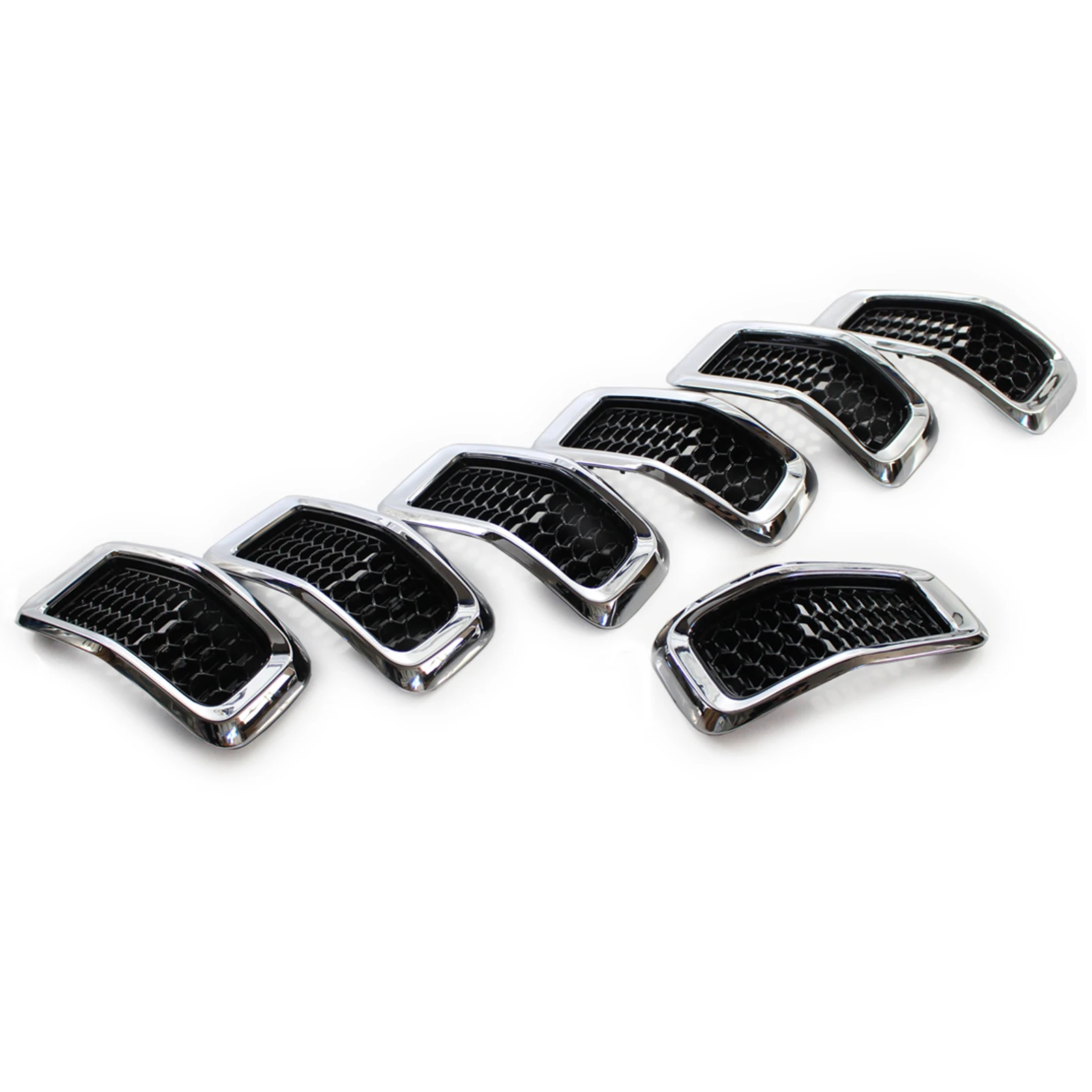 Gloss Black Mesh Grille Cover Painted,68303626AB, 68303626AA Replacement for Jeep Cherokee 2014-2018
Gloss Black Mesh Grille Cover Painted,68303626AB, 68303626AA Replacement for Jeep Cherokee 2014-2018