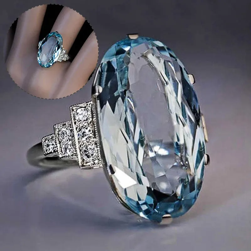 Finger Ring Elegant Oval Finger Decor Party Jewelry Wedding Ring Size 6-10 2021 New Fashion Crystal Party Jewelry Hot Sold
Finger Ring Elegant Oval Finger Decor Party Jewelry Wedding Ring Size 6-10 2021 New Fashion Crystal Party Jewelry Hot Sold