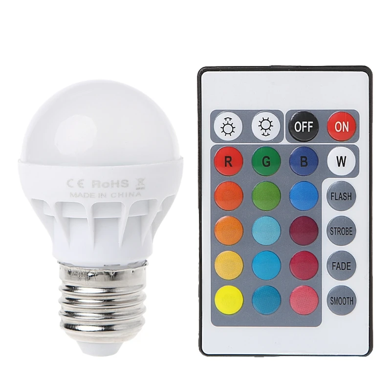 2020 новая светодиодная лампа, цветная лампа Changing3 W E27 AC 85-265V RGB + IR пульт дистанционного управления
2020 новая светодиодная лампа, цветная лампа Changing3 W E27 AC 85-265V RGB + IR пульт дистанционного управления