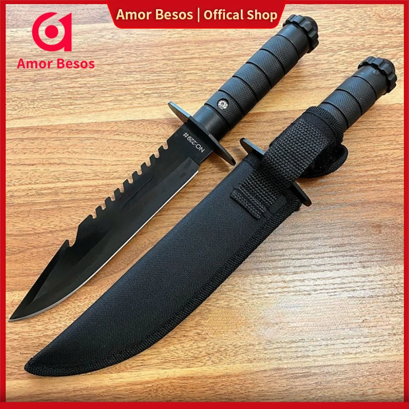 High Hardness Tactical Saber Outdoor Camping Self Defense Knife Multi Function Survival Knife Sharp Hunting Knife With Scabbard
High Hardness Tactical Saber Outdoor Camping Self Defense Knife Multi Function Survival Knife Sharp Hunting Knife With Scabbard