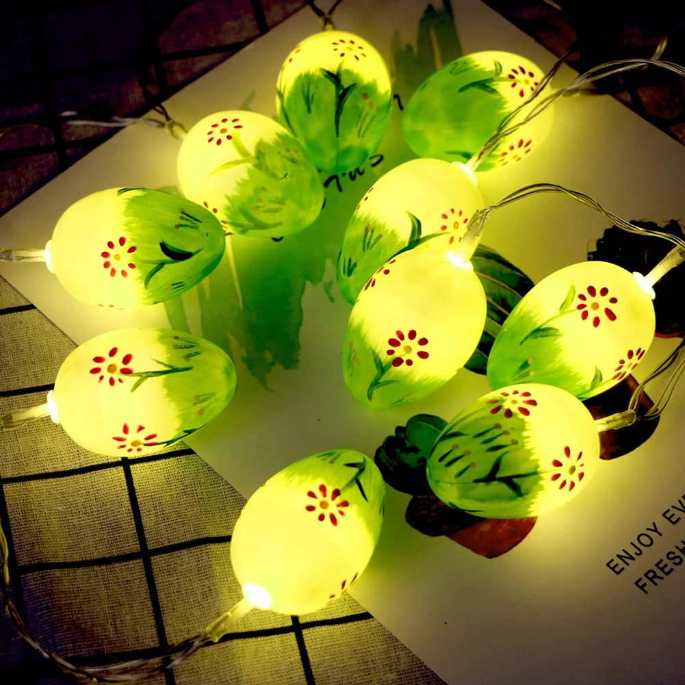 Colorful Easter Egg Lamp 10 LED Fairy String Lights Festival Party Ornament
Colorful Easter Egg Lamp 10 LED Fairy String Lights Festival Party Ornament