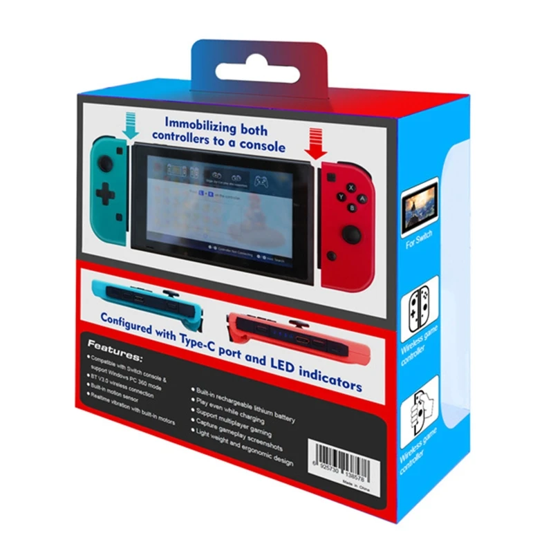 Wireless Bluetooth Pro Game Controller for Switch Console Left Right Gamepad Joypad Handle Grip
Wireless Bluetooth Pro Game Controller for Switch Console Left Right Gamepad Joypad Handle Grip