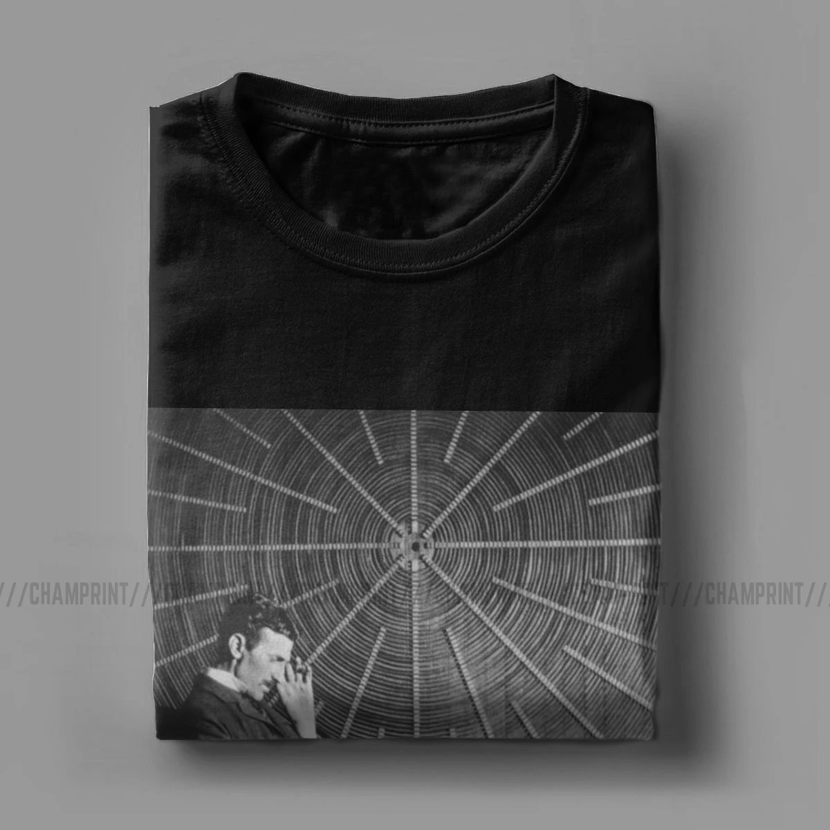 Мужские футболки Nikola Tesla хлопковые тема изобретателя инженер физики наука