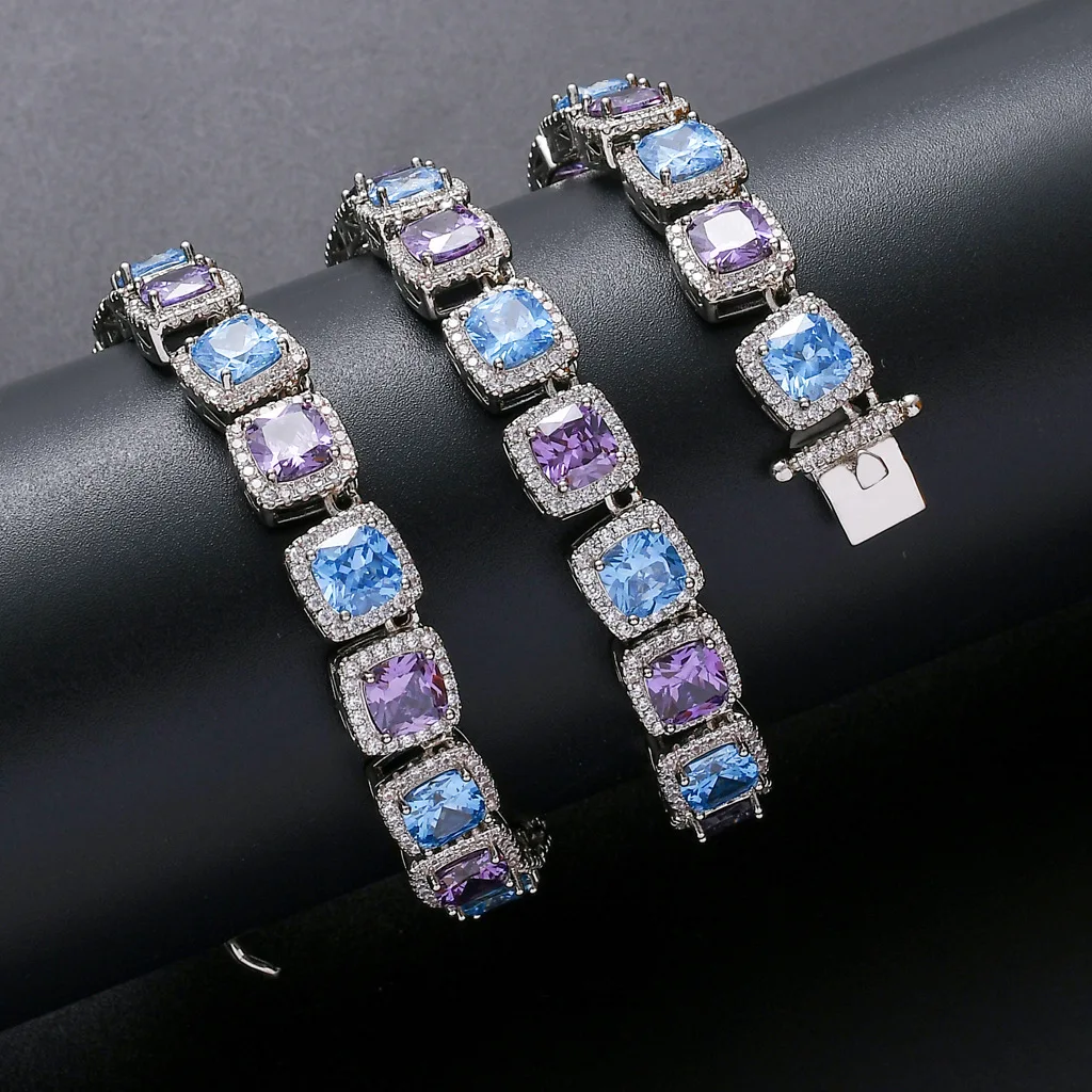10mm Square Clustered Tennis Chain Necklace Men's Hip Hop Link Finish Zirconia Copper Gold Color Fashion Rock Jewelry
10mm Square Clustered Tennis Chain Necklace Men's Hip Hop Link Finish Zirconia Copper Gold Color Fashion Rock Jewelry