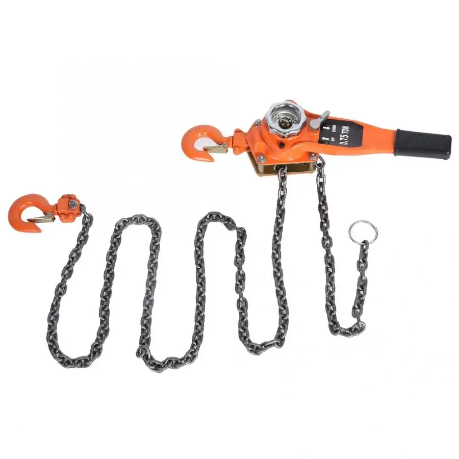 0.75t Heavy Duty Lifting Chain Block Hoist Adjustable Ratchet Hoist Ratchet Lever Pulley Hoist 3meters Lifting Height
0.75t Heavy Duty Lifting Chain Block Hoist Adjustable Ratchet Hoist Ratchet Lever Pulley Hoist 3meters Lifting Height
