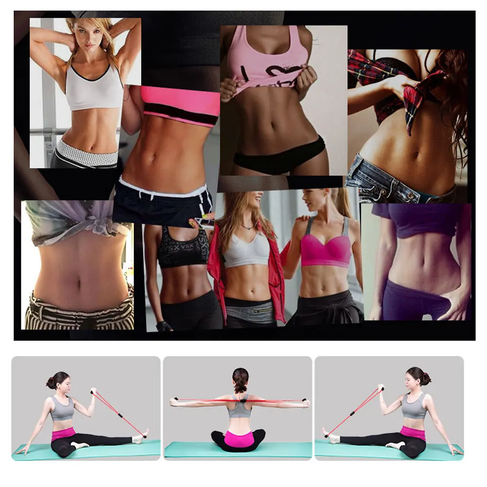 8 Word Tensioner Back Stretch Belt Home Training Device Elastic Elastic Rope Exercise Arm Shoulder and Neck Fitness Equipment
8 Word Tensioner Back Stretch Belt Home Training Device Elastic Elastic Rope Exercise Arm Shoulder and Neck Fitness Equipment