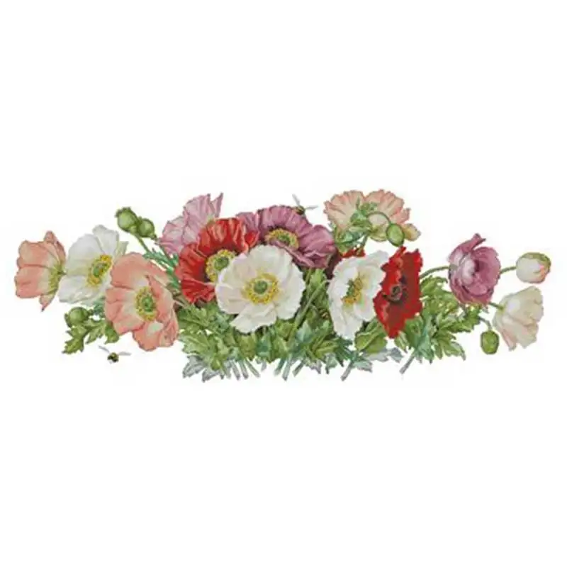 Horizontal poppy patterns Counted Cross Stitch 11CT 14CT 18CT DIY Cross Stitch Kits Embroidery Needlework Sets 
Horizontal poppy patterns Counted Cross Stitch 11CT 14CT 18CT DIY Cross Stitch Kits Embroidery Needlework Sets
