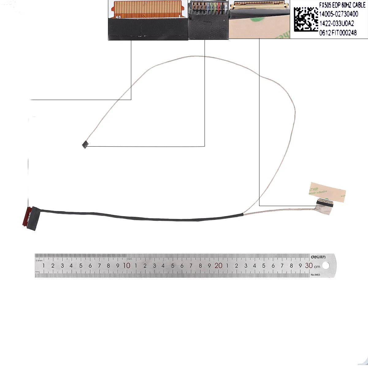 Новый ЖК-светодиодный видеокабель для ASUS Fx86 Fx86F Fx505du/DT/DY Fx505Gd/Ge/Gm 30Pin.14005-02730400 1422-033U0A2
Новый ЖК-светодиодный видеокабель для ASUS Fx86 Fx86F Fx505du/DT/DY Fx505Gd/Ge/Gm 30Pin.14005-02730400 1422-033U0A2
