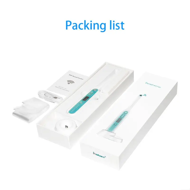 1080P 2MP High Definition Wireless WIFI Intraoral Camera 8 LED Waterproof Oral Endoscope Wireless Microscope Magnifier
1080P 2MP High Definition Wireless WIFI Intraoral Camera 8 LED Waterproof Oral Endoscope Wireless Microscope Magnifier