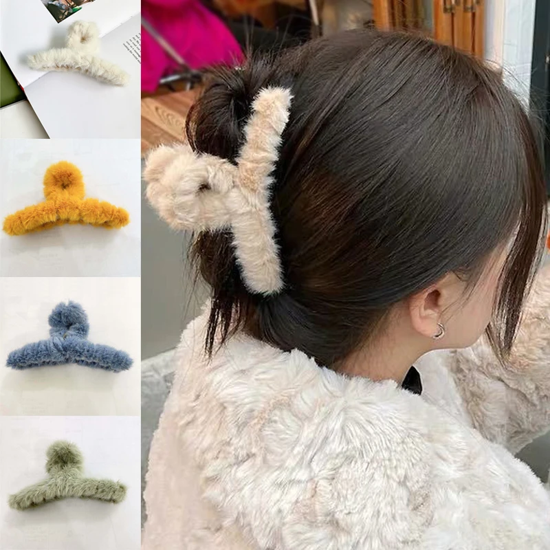 Cute Sweet Plush Hair Clips Faux Fur Hair Claws Combs Korean Autumn Winter Hairpins Barrette Fashion Hairgrips Hair Accessories
Cute Sweet Plush Hair Clips Faux Fur Hair Claws Combs Korean Autumn Winter Hairpins Barrette Fashion Hairgrips Hair Accessories