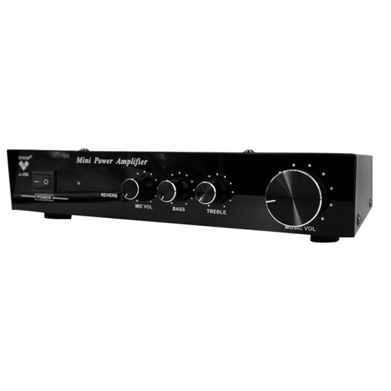 Mini Desktop Amplifier 2-Channel Amplifier Home Audio Receiver System With Red and White Lotus Port Input -US Plug
Mini Desktop Amplifier 2-Channel Amplifier Home Audio Receiver System With Red and White Lotus Port Input -US Plug
