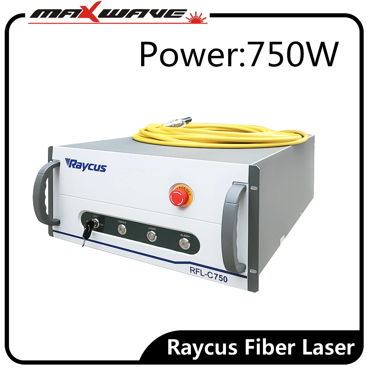 Raycus 750w rfl C750 импульсный оптоволоконный лазерный источник 750W генератор для